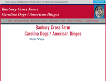 Tablet Screenshot of carolinadogs.com